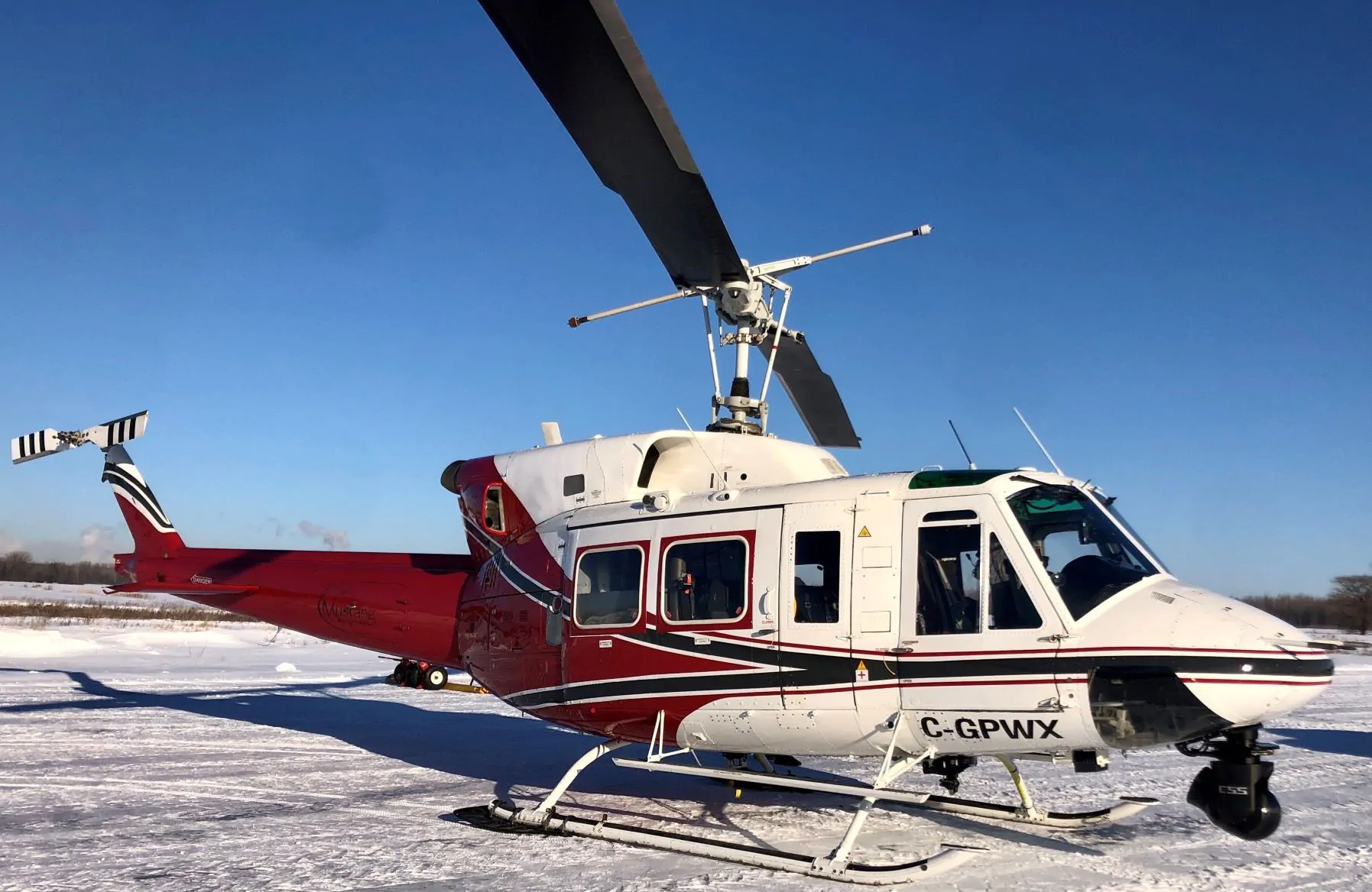 Helicoptere thermographie Hydro-Québec