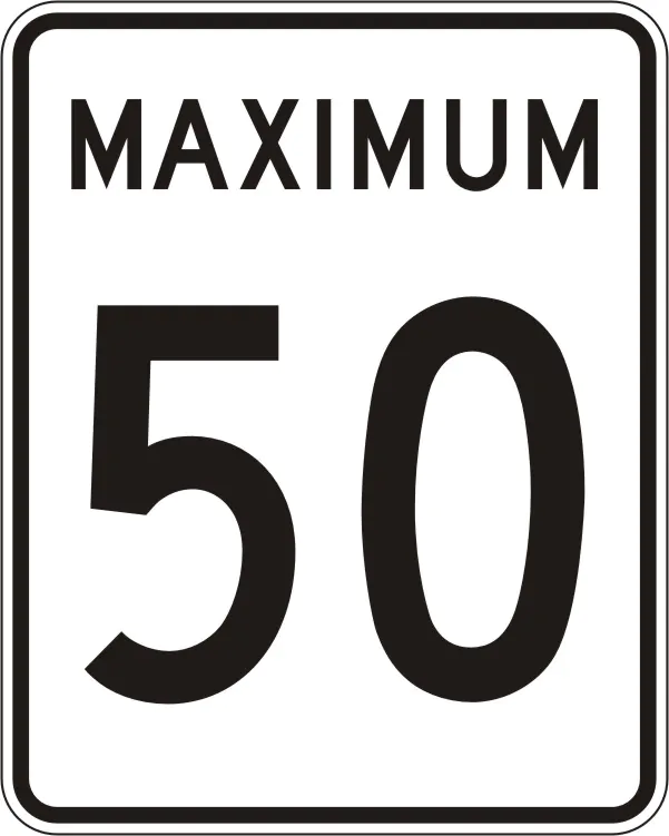 Pancarte 50 km