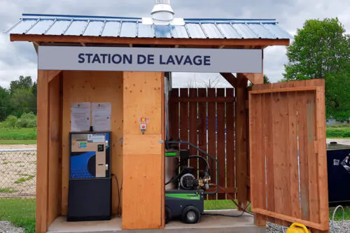 Station lavage de bateaux