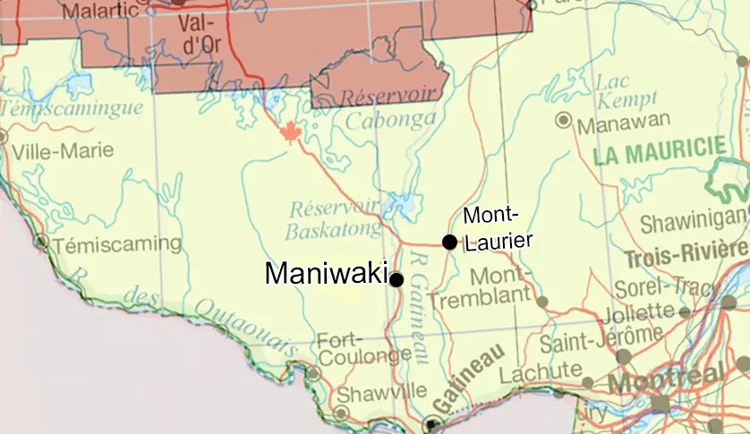 Map sopfeu - maniwaki