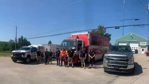 Pompiers Grand-Remous Feux de foret 3 juin 2023