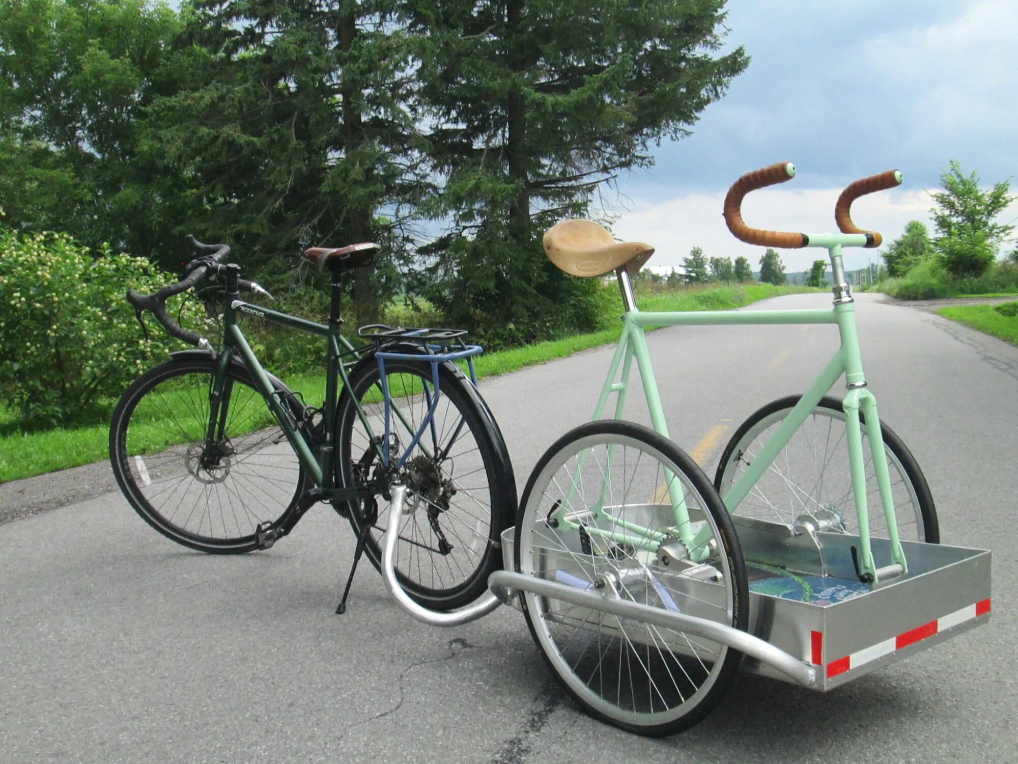Vélo margueriite à bicyclette