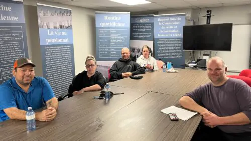 Rencontre Charlotte Commonda entraineurs de hockey