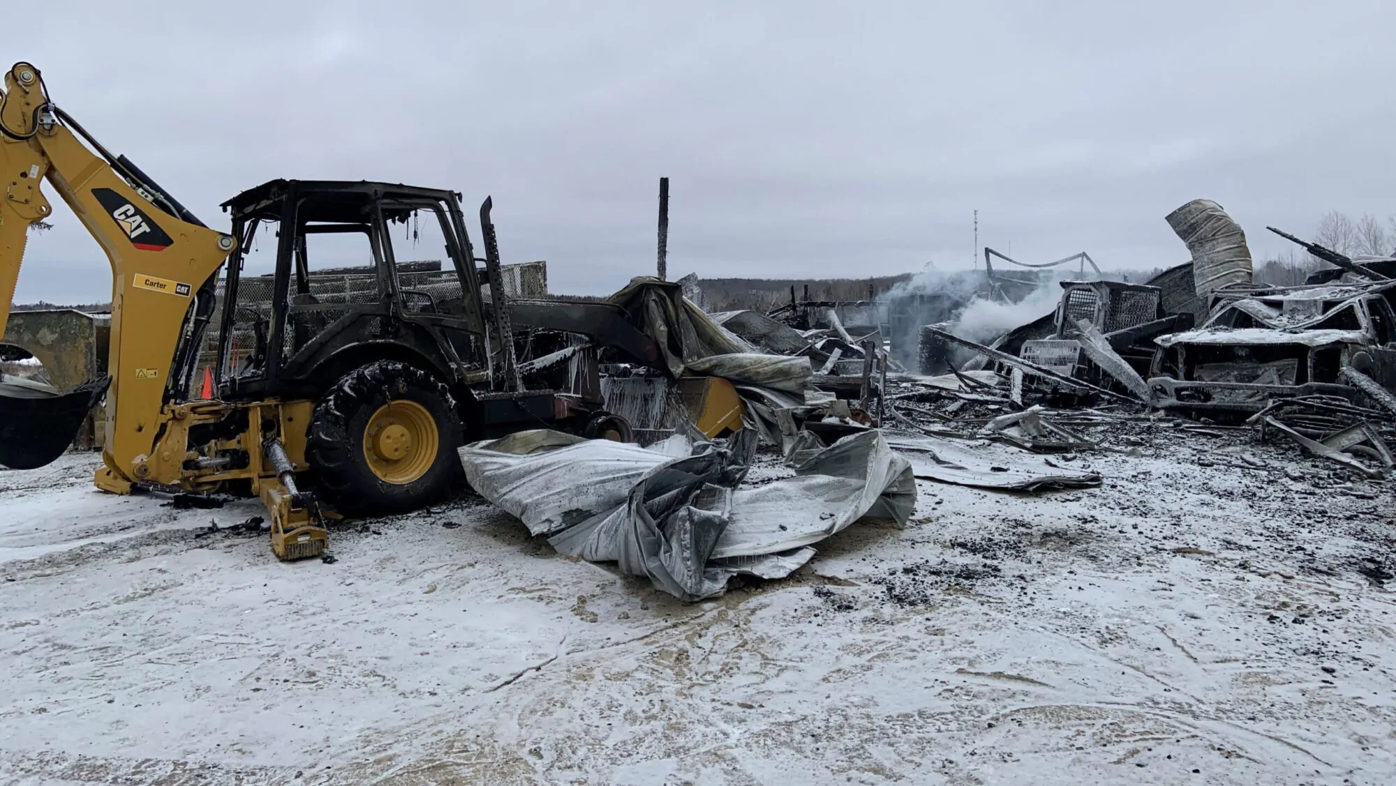 Incendie 227 chemin de la Rivière-Gatineau Déléage