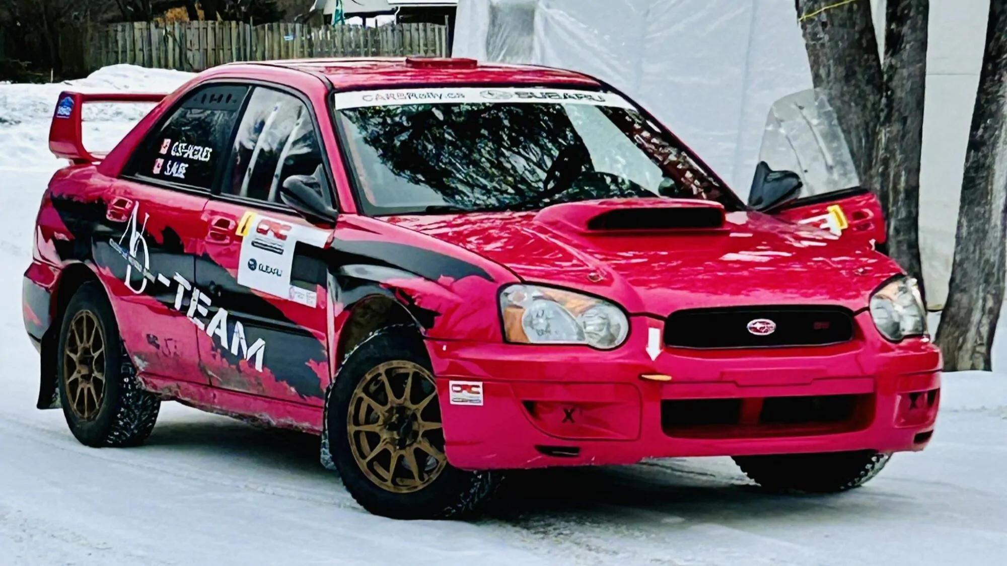 Voiture aubé rallye