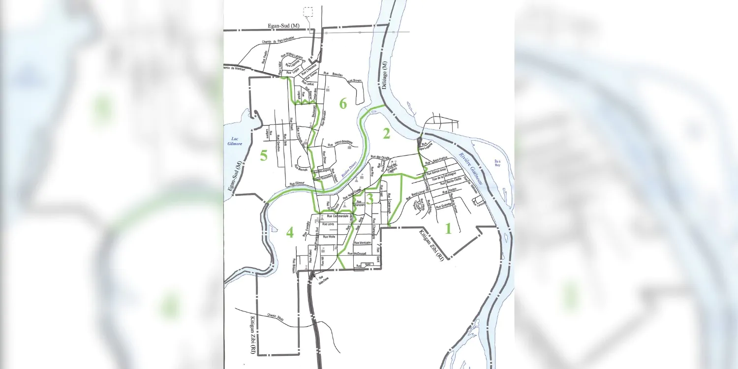 Carte électorale Maniwaki