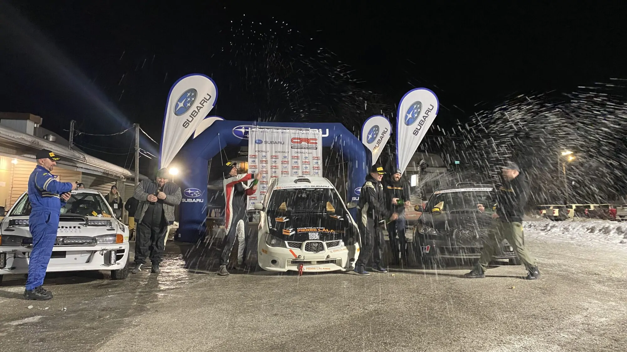 Podium rallye perce neige 2024