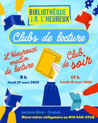 affiche Bibliothèque J.R. L’Heureux