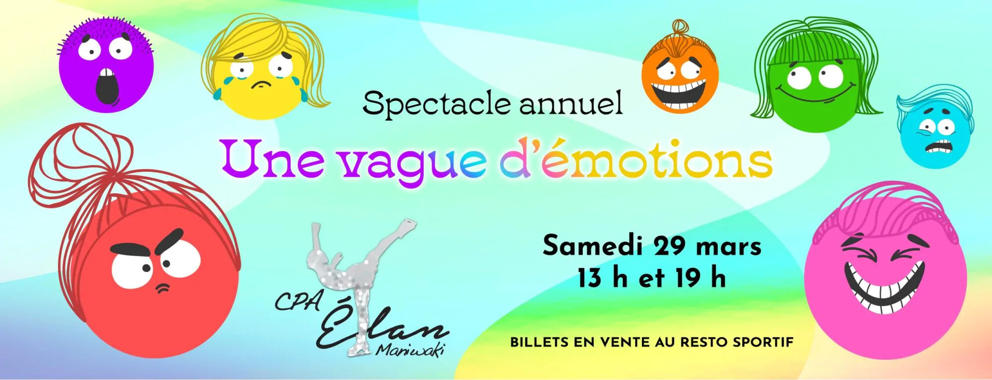spectacle annuel club de patinage artistique Élan