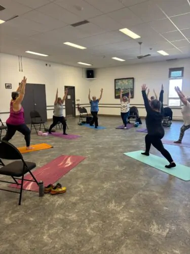 Photo Yoga Crédit Porteurs de bonheur Cayamant