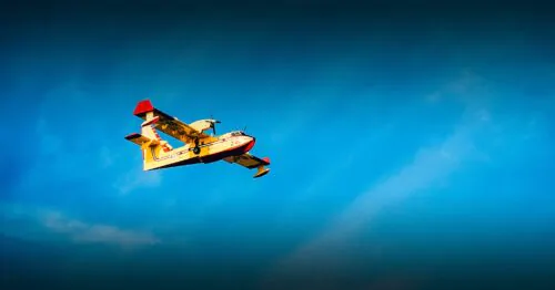 Photo avion citerne crédit photo SOPFEU