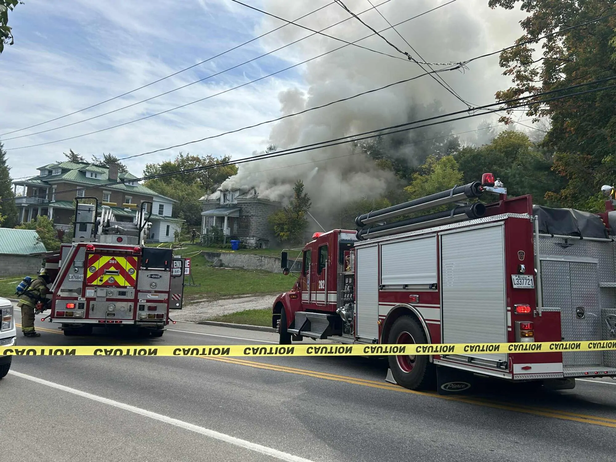 Incendie Maniwaki septembre 2025