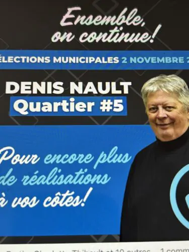 Denis Nault candidat conseiller Maniwaki 2025