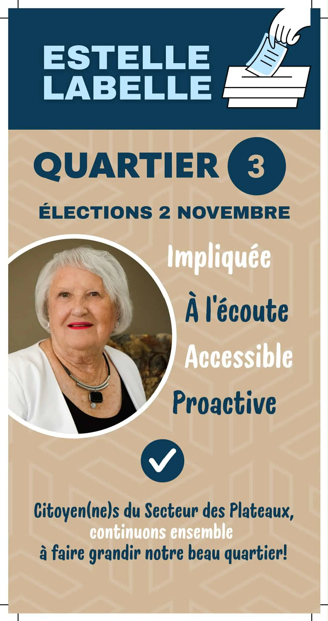 Estelle Labelle candidate Maniwaki 2025