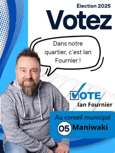 Ian Fournier candidat Maniwaki 2025