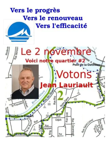 Jean Lauriault candidat Maniwaki 2025