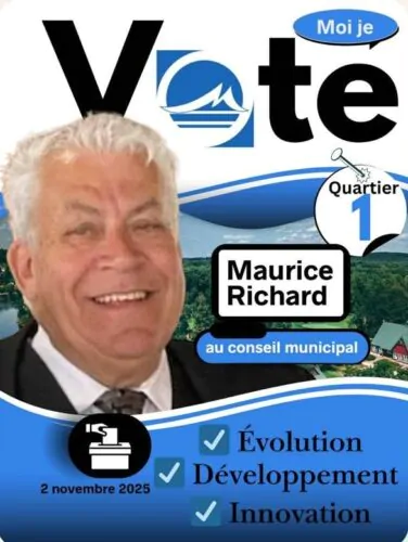 Maurice Richard candidat Maniwaki 2025