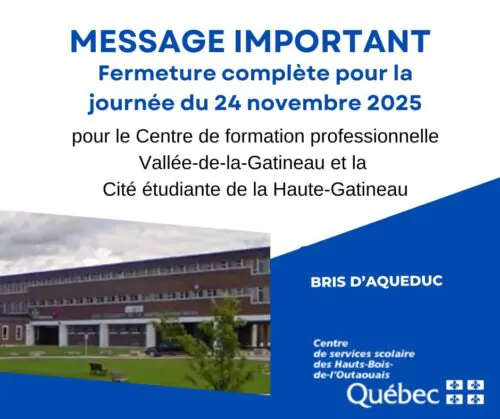 Fermeture Cité étudiante