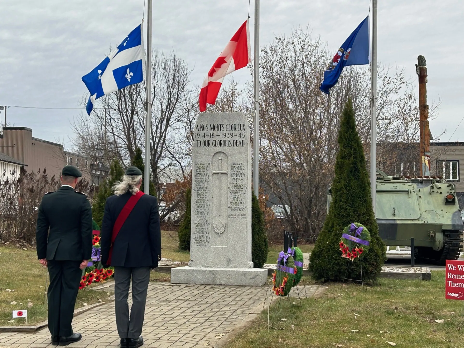 Photo Commémoration du Jour du souvenir Maniwaki