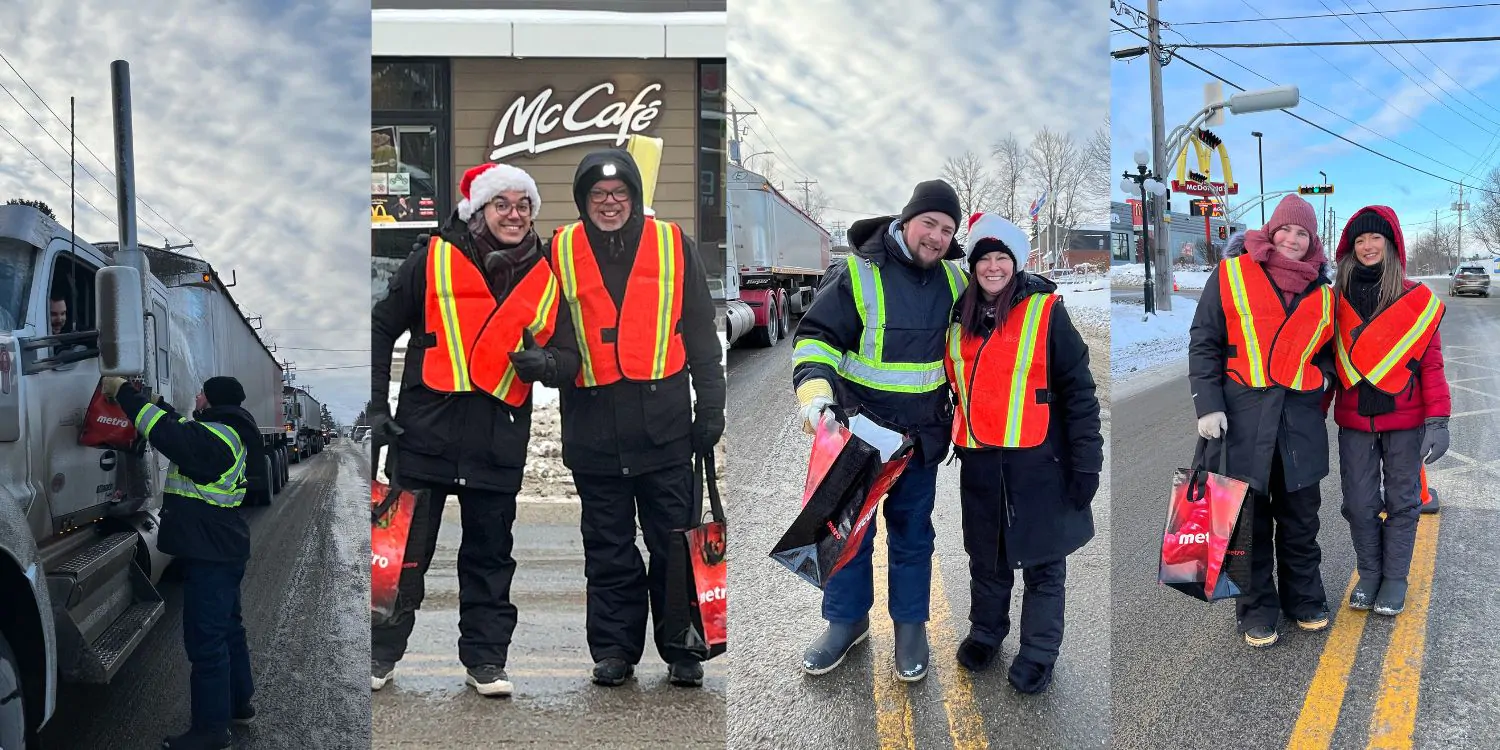 Guignolée médias décembre 2025 crédit CHGA FM Étienne Nault